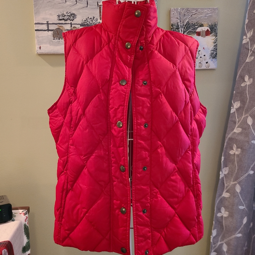 Land End Down puffer vest